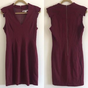 Helmut Lang for Intermix Burgundy Cocktail Dress